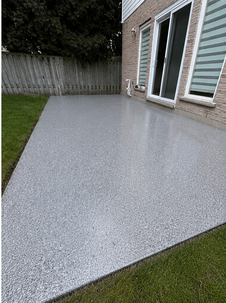 After patio floor coating by Cipkar Epoxy